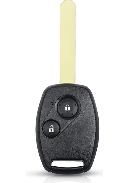Pad Stili ile 2 Düğme Keyyou Düğmesi Kesilmemiş Bıçak Uzaktan Araba Anahtarı Kabuk Honda Fit Accord Civic Crv Pilot Insight Caz Hrv Fob Kılıf Kapak (Yurt Dışından)