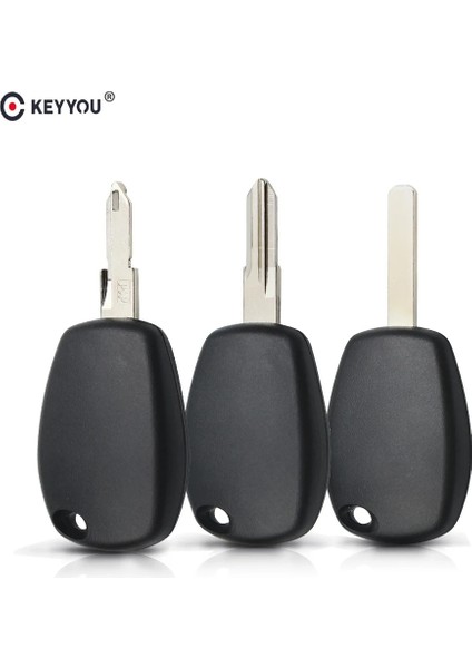 Model 4 Stili Renault Logan Için Keyyou Hiçbir Düğme Uzaktan Anahtar Kabuk Kılıf Fob Oto Anahtar Kutu NE73 Va6 VAC102 Bıçak (Yurt Dışından)