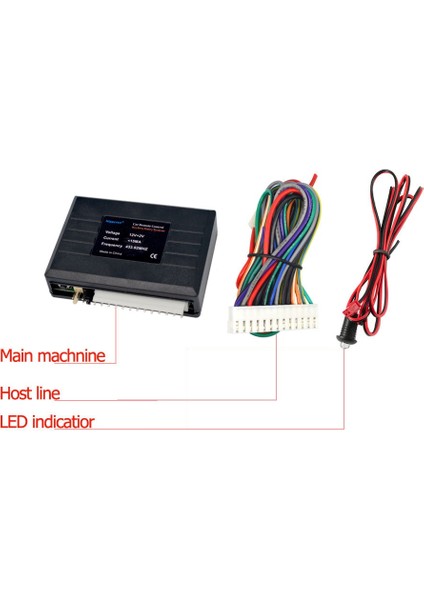 Kırmızı Stil Araba Uzaktan Kumandalı Merkezi Kapı Kilidi Anahtarsız Sistem Araba Alarm Sistemleri ile Merkezi Kilitleme Otomatik Uzaktan Kumandalı Merkezi Kit Uzaktan Kumanda (Yurt Dışından)