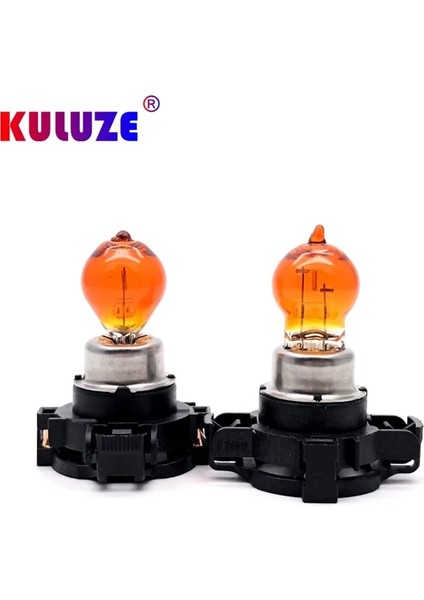 PSX24W Stili Kehribar Gh H16QUARTZ Halojen Ampul Lear PSX24W 12V 24W Otomobil Lambası Sis Lambası Sürüş Işığı Süper Beyaz Ampul Amber (Yurt Dışından)