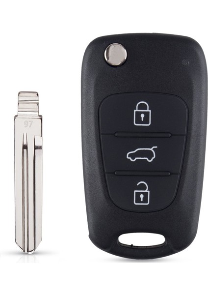 HYN10 Stili Hyundai Için Dandkey Hyundai I20 I30 IX35 I35 Solaris Rıo Elantra Kia K5 Verna Picanto Sportage Flip Araba Uzaktan Anahtar Kutu Fob Kabuk (Yurt Dışından)