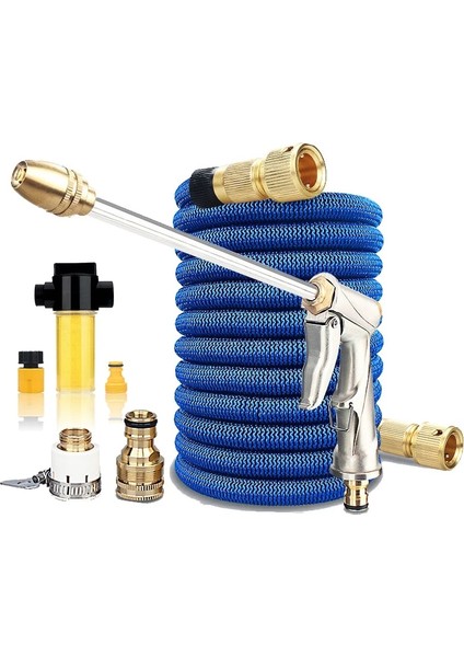 No.1 Tarzı Taşınabilir Yüksek Basınçlı Su Tabancası Araba Metal Yıkama Tabancası Süper Esnek Hortum Memesi Yağmurlama Köpük Araçları Araba Bahçe Temizleme Için (Yurt Dışından)