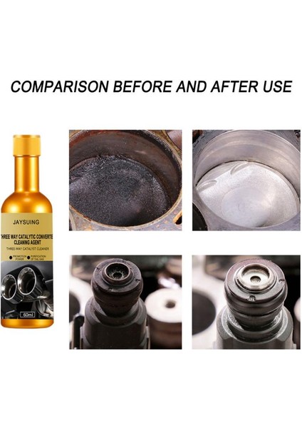Çin Tarzı 60ML Araba Motoru Katalitik Konvertör Temizleyici Otomobil Temizleyici Katalizörler Temizlemesi Kolay Motor Hızlandırıcılar Motor Güçlendirici (Yurt Dışından) fiyatları