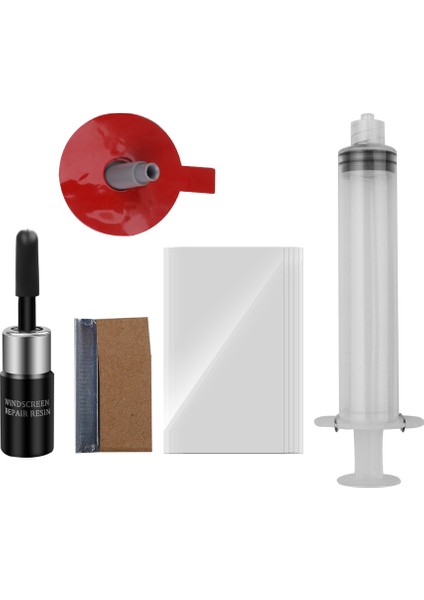 5 Set Bir Tarzda Dıy Otomobil Ön Cam Tamir Takımı Aracı Araba Cam Onarım Reçine Tutkal Çatlak Ön Cam Onarım Aracı Setleri (Yurt Dışından) fırsatları