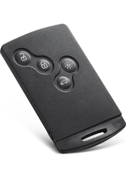 Model 1 Anahtarsız Çalıştırma Stili Keyyou Orijinal Anahtar Kabuk 4 Düğmeler Renault Laguna Koleos Megane Fob Uzaktan Akıllı Kart Anahtar Kutu ile Ekleme Küçük Anahtar Bıçak (Yurt Dışından)
