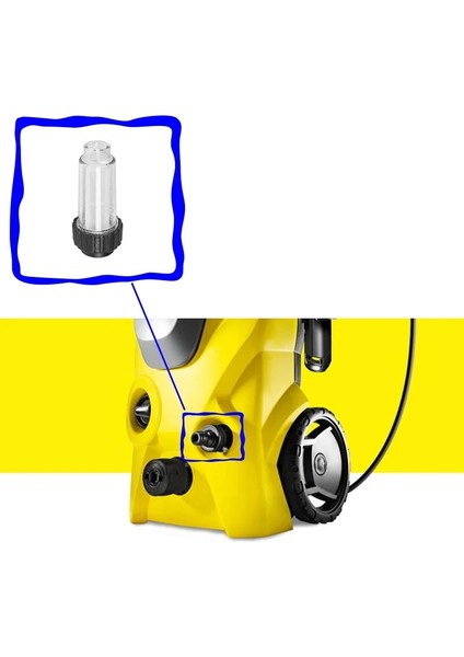 Turuncu Tarzı Yıkama Adaptörü Filtre G " Uydurma Orta Uyumlu, Iki Filtre Damarlı, Karcher Için K2 K3 K4 K5 K6 K7 Serisi Basınçlı (Yurt Dışından) modelleri