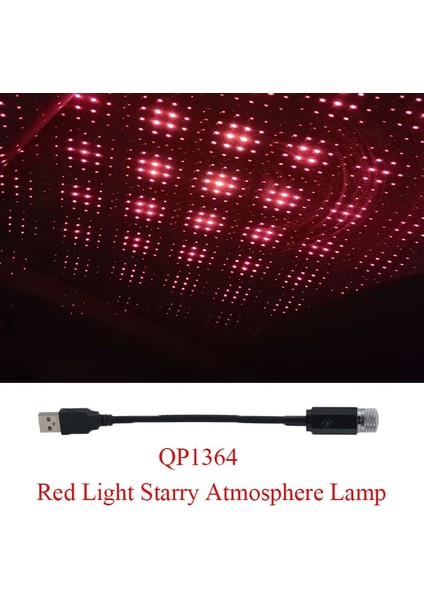 QP1977 Araba Çatı Yıldız Işığı Iç LED Yıldızlı Lazer Atmosfer Ortam Projektörü USB Oto Dekorasyon Gece Ev Dekorasyonu Galaxy Işıkları (Yurt Dışından) modelleri