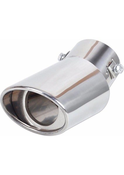 Beyaz Stil Evrensel Araba Egzoz Susturucu Ucu Paslanmaz Çelik Boru Kuyruk Susturucu Ucu Otomatik Egzoz Sistemi Kuyruk Borusu Araba Değiştirme Aksesuarı (Yurt Dışından)