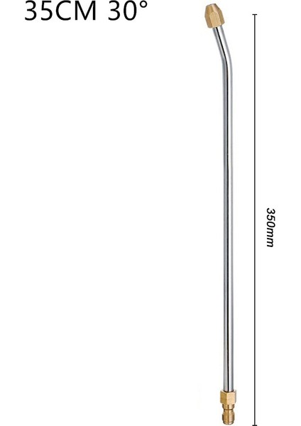 Turuncu Tarzı 6 Boyutlu Araba Yıkayıcı Metal Jet Lance Su Tabancası Yüksek Basınçlı Temizleyici Eki G Araba Aksesuarları Için Açılı Lance (Yurt Dışından)