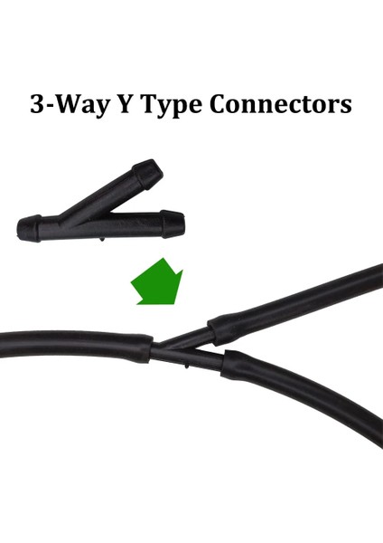 18 Adet Tarzı Adet Tüp Konnektörleri Araba Sıvı Pompası Su Hortumu Konnektörleri Ön Cam Nozulları Hortum Konnektörü Bağlantı Parçaları Bölücü Boru Ek Parçaları (Yurt Dışından) fırsatları