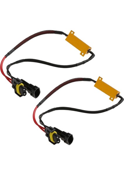 2 Adet H8 H11 LED Far Yük Direnci Titreme Dekoderleri Uyarı Iptal Kablo Demeti (Yurt Dışından)