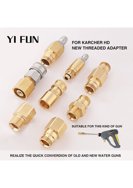 Eski Silahtan Yeni Boru Stiline Karcher Hd Yüksek Basınçlı Yıkayıcı Adaptörü Karcher Yıkayıcı Tabancası ve Borusu Için Yeni ve Eski Stil Arasında Bağlayın (Yurt Dışından) fiyatları