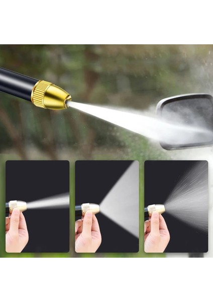 Kahverengi Tarzı Galvanik Alaşım Yüksek Basınçlı Su Tabancası Araba Temizleme Suyu Püskürtme Tabancası Yağmurlama Köpük Temizleme Sulama Sulama Yağmurlama (Yurt Dışından)