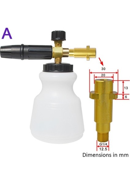 Karcher K Stili Için Yüksek Basınçlı Yıkayıcı Ayarlanabilir Pirinç Pro Kar Köpük Lance Araba Temiz Köpük Yıkayıcı Sabun Tabancası Köpük Memesi Köpük Jeneratörü Köpük Üreticisi (Yurt Dışından)