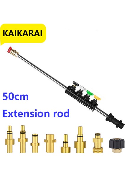 Sarı Stil Kar Köpüğü Lancewand Ipuçları Araba Yıkama Jet Lance Nozul Su Püskürtme Lance Ucu Karcher Bort Nilfisk Bosch Lavor Için Basınçlı Yıkama (Yurt Dışından)