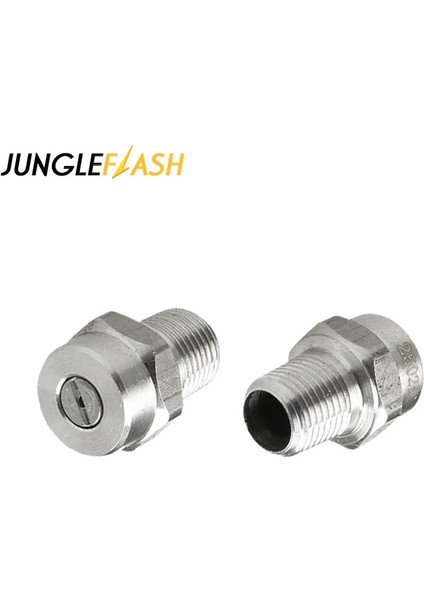 2 Adet Tarzı Jungleflash Npt Inç Yüksek Basınçlı Püskürtme Memesi T Derecesi Paslanmaz Çelik Yıkayıcı Püskürtme Fanı Memesi Yıkama Aksesuarları (Yurt Dışından)