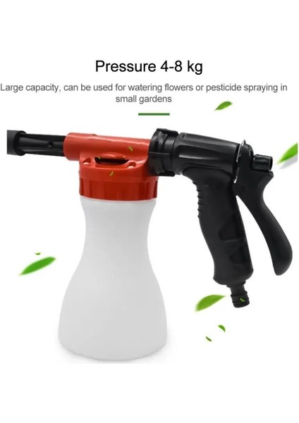 Gümüş Tarzı 800ML Sabun Köpürtücü Kar Köpüğü Lance Köpük Topu Köpük Tabancası Nozulu Araba Temiz Köpük Yıkama Köpük Jeneratörü Karcher Araba Yıkayıcı Için (Yurt Dışından)