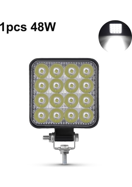 1 Adet 48W Çalışma Lambası Stili Anmıngpu Mini Offroad LED Bar 12V 24V Kare LED Çalışma Işığı Araba Truct Boat Için Atv 4x4 Traktör 42W 48W Spot LED Işık Çubuğu (Yurt Dışından)