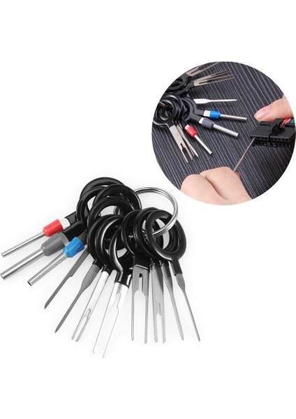 Weyhaa 11 * Terminal Sökme Aracı Araba Elektrik Kablolama Sıkma Konnektörü Pin Çıkarıcı Kiti (Yurt Dışından)
