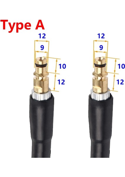 C Tipi 6m Stili Yüksek Basınçlı Yıkama Hortumu Boru Kablosu Araba Yıkama Suyu Temizleme Uzatma Hortumu Tabancası Hızlı Bağlantı Için Karcher K5 K2 K3 K4 K7 (Yurt Dışından)