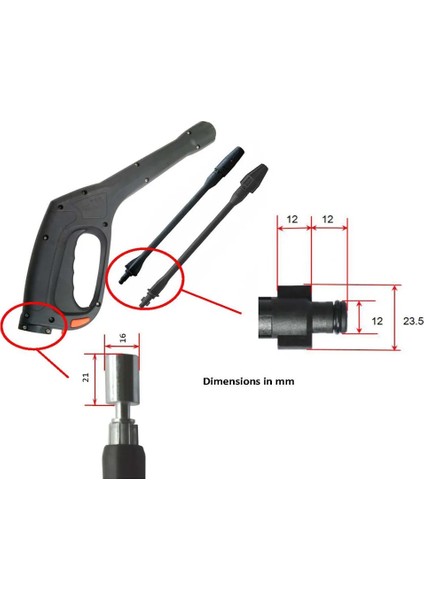 Esnek Lance Stili Basınçlı Yıkama Suyu Püskürtme Tabancası Memesi Araba Yıkama Jet Su Tabancası Lance Için Patriot Portland Husky Hammerflex Basınçlı Yıkama Makinesi (Yurt Dışından) modelleri