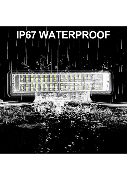 2 Adet Stil Araba Işık Montajı LED Sis Farları Off Road 4x4 84W Spot Işın Kamyonlar Için LED Işık Çubuğu Atv Suv Drl LED Spot Işığı Çalışma Işığı Çubuğu (Yurt Dışından) fırsatları