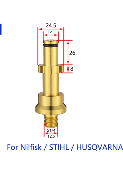 Yeşil Stil Metal Adaptör Köpük Memesi Köpük Tabancası Nilfisk Stihl Karcher Bosche Zanaatkar Kew Gerni Ar M22 Için Yüksek Basınçlı Sabun Köpürtücü (Yurt Dışından)