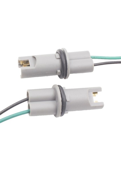 Gri 2 Adet Tarzı Ke Lı Mı 2x Araba LED Ampul Işık Tutucu Baz Soket W5W Yüksek Sıcaklık Kablo Adaptörü Demeti Fiş Konnektör T10 (Yurt Dışından) modelleri