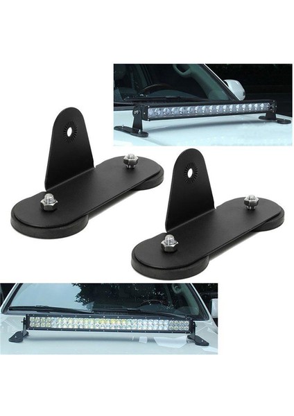 2 Adet Tarzı 2 Adet Evrensel Güçlü Güçlü Manyetik Taban Montaj Braketi Offroad Suv Atv Utb Kamyon Için LED Çalışma Işık Çubuğu Tutucu (Yurt Dışından) fiyatları