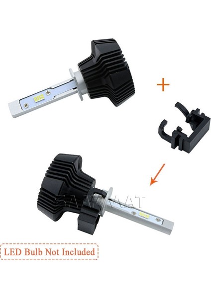 2 Adet H1 LED Far Ampul Lamba Dönüşüm Adaptörü Tutucu Taban Yüksek Işın Ford Focus Için Mondeo Kıa Carnivl Için (Yurt Dışından)