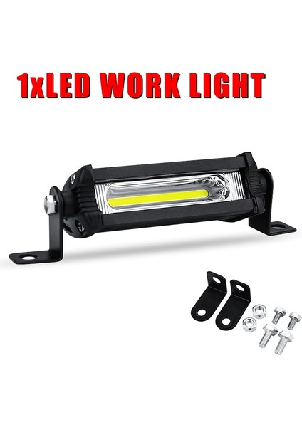1pc Cob 9W Tarzı 4 Inç Cob Araba LED Çalışma Işık Çubuğu Off Road Spot Lambası 12V 24V Suv Atv Kamyon Için 4x4 Uaz Tekne Motosiklet Oto Sis Lambası Far (Yurt Dışından)