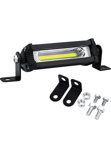 1pc Cob 9W Tarzı 4 Inç Cob Araba LED Çalışma Işık Çubuğu Off Road Spot Lambası 12V 24V Suv Atv Kamyon Için 4x4 Uaz Tekne Motosiklet Oto Sis Lambası Far (Yurt Dışından)