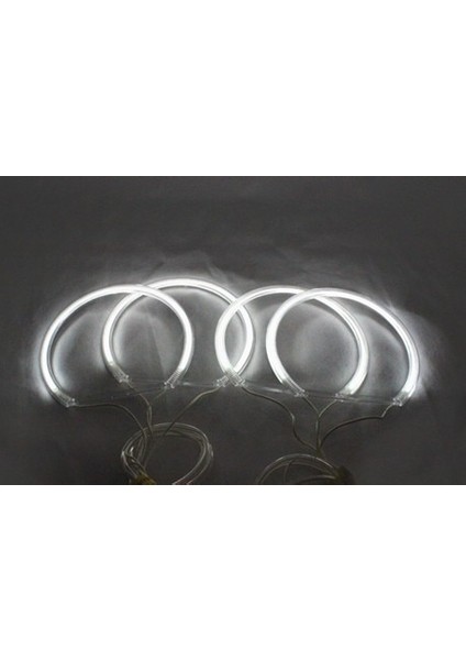 1 Takım Stili Araba-Styling Çift Renk Beyaz Sarı LED Halo Yüzükler Pamuk Işık Bmw E36 E38 E39 E46 M3 LED Smd Angel Eyes Lambası (Yurt Dışından) fırsatları