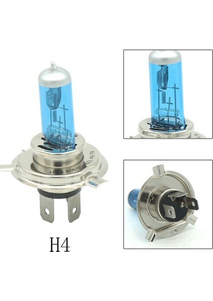 H4 2 Adet H1 H3 H4 H7 H11 Hbw 6000K Süper Parlak Beyaz Araba Işık Halojen Lamba Ampulü Araba Styling Far Sis Farları (Yurt Dışından)