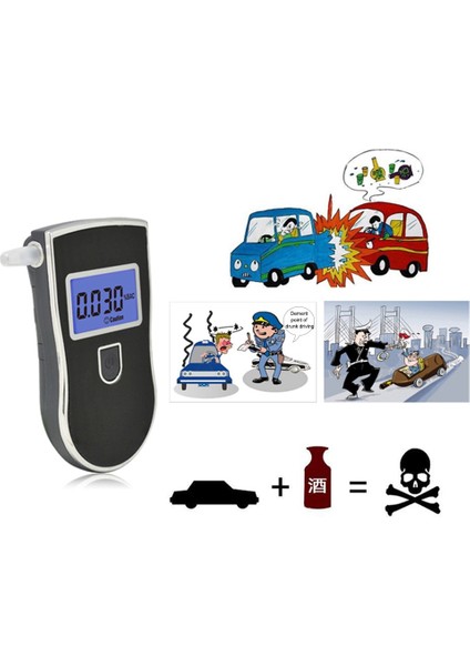 1 Adet Tarzı Profesyonel Taşınabilir Alkol Test Cihazı Dijital Alkol Ölçüm Cihazı LCD Ekran Nefes Analiz Cihazı Içecek Sürücüleri Için Alkol Algılama Cihazı (Yurt Dışından) fiyatları