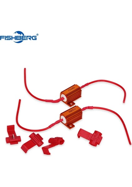 12V 25W 25 Ohm Yük Direnci LED Araba Işık Direnci Canbus Hatasız Iptal Dekoder Dönüş Sinyali Flaşör Weerstand (Yurt Dışından)