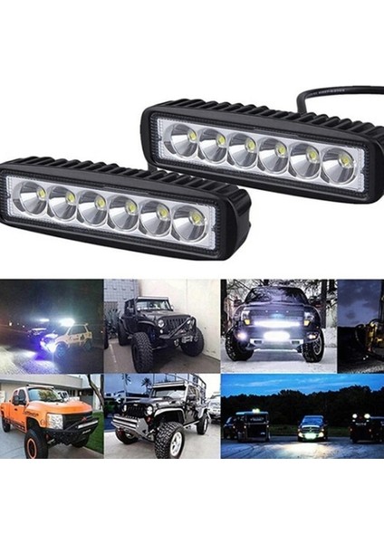 2 Adet Tarzı En Li Iw 6000K LED Çalışma Işık Çubuğu Sürüş Lambası Sis Farları Off-Road Suv Araba Tekne Kamyonu Için Bestshop Ampuller (Yurt Dışından)