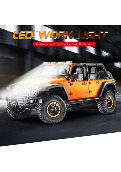 No.1 Tarzı V 48W Suv Atv Oto Motosiklet Kamyon Tekne Traktör Römork Offroad LED Çalışma Işığı Şerit Spot Araba Farları (Yurt Dışından) modelleri