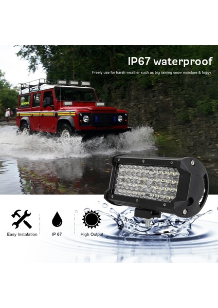 1 Adet C Tipi Stili Araba Için Işıklar LED Far Spot Işığı Off Road Bar Aydınlatma Spot Taşkın Işın Oto Tekneler Suv Atv Motosiklet Kamyon Aksesuarları (Yurt Dışından)