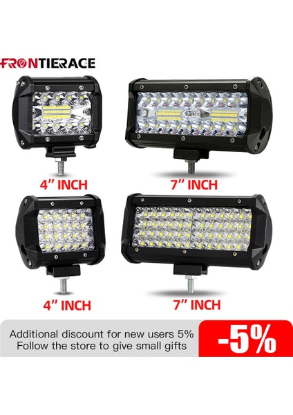 1 Adet C Tipi Stili Araba Için Işıklar LED Far Spot Işığı Off Road Bar Aydınlatma Spot Taşkın Işın Oto Tekneler Suv Atv Motosiklet Kamyon Aksesuarları (Yurt Dışından) indirimleri