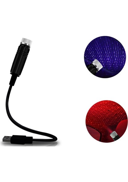 Bl USB Powered Galaxy Yıldız Projektör Lambası Romantik LED Yıldızlı Gökyüzü Gece Lambası Araba Çatı Ev Odası Tavan Dekor Için Tak ve Çalıştır (Yurt Dışından)