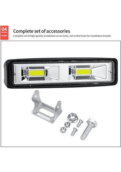 No.1 Tarzı V 48W Suv Atv Oto Motosiklet Kamyon Tekne Traktör Römork Offroad LED Çalışma Işığı Şerit Spot Araba Farları (Yurt Dışından) indirimleri