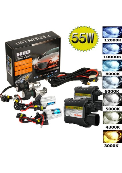 H7 Stili 8000K W Araba Hıd LED Far 6000KKKK Dönüşüm Kıtı Ampuller H1 H3 H4 H7 H11 Hb3 Hb4 H13 H8 (Yurt Dışından) modelleri
