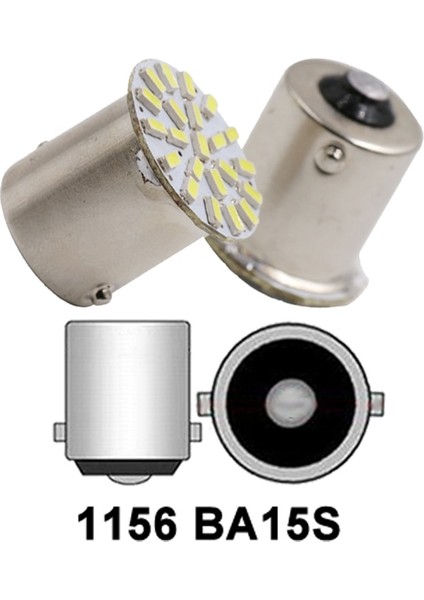 1156 Kırmızı Ar LED Ampul Ba BAY15D W PY21W Dönüş Sinyali Işığı 12V Md 7000K Beyaz Otomatik Geri Park Freni Lambası (Yurt Dışından) modelleri