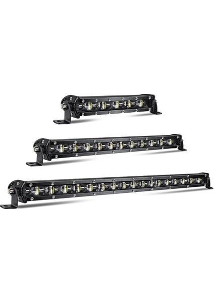 8 Inç Tarzı 8 Inç Süper Parlak LED Işık Çubuğu Ultra-Tgle-Satır Oto Sürüş Lambası Kamyon 4x4 Suv Atv Ön Tampon Işığı (Yurt Dışından) fırsatları