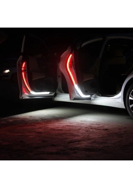 1 Bilgisayar LED Araba Kapı Açılış Uyarı Işığı Strm Dekorasyon Hoş Geldiniz Dekor Lambası Anti Arka Uç Çarpışma Güvenlik Oto Aksesuarları 12V (Yurt Dışından) modelleri