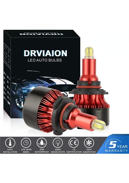 H8 H9 H11 W Lm LED Far H1 H7 H Otomatik Lamba Dc Sis Farları Araba Oto LED Ampul K Uzak ve Yakın (Yurt Dışından)