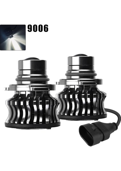 9006 Beyaz Işık Üst Parlak Spot Far H11 H Sis Ampulleri Arabalar Uzun Far Kısa Huzme Arabalar Motosiklet H11 LED Lazer Far (Yurt Dışından)