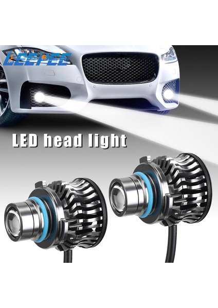 9006 Beyaz Işık Üst Parlak Spot Far H11 H Sis Ampulleri Arabalar Uzun Far Kısa Huzme Arabalar Motosiklet H11 LED Lazer Far (Yurt Dışından) modelleri