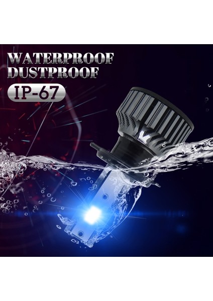 H11 Stili Limon Işığı Coolfox Lamba Araba LED H1 H3 H7 LED Canbus Far 8000LM Hb3 Hb4 Araba LED Ampul H4 H H27 Işıkları 12V 6000K (Yurt Dışından)